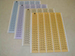 X-Ray Date Labels, 100 Per Weekday. 0 Per Weekend Day.